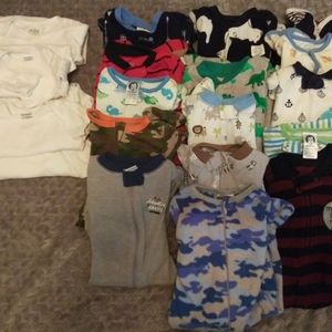 Baby Boys 3-6 months Sleeper Bundle with Onesies